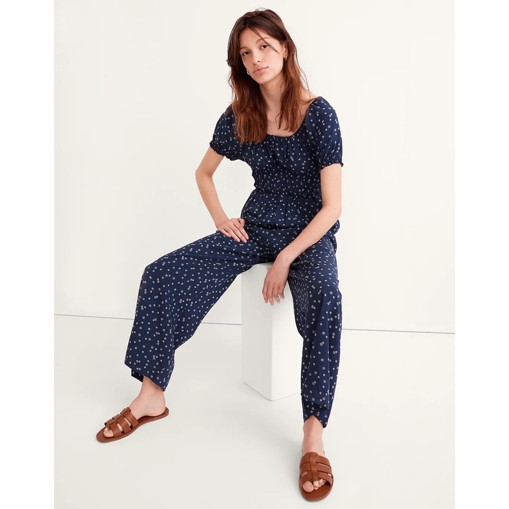 Madewell Sophia Jumpsuit in Bandana Flower